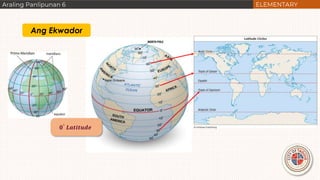 Ang Ekwador
𝟎°
𝑳𝒂𝒕𝒊𝒕𝒖𝒅𝒆
 