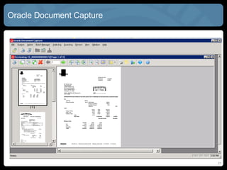 Oracle Document Capture
21
 