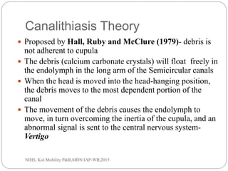 BPPV - Physical Diagnosis and Management | PPTX
