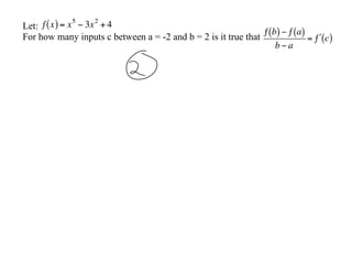 AP Calculus Slides December 10, 2007