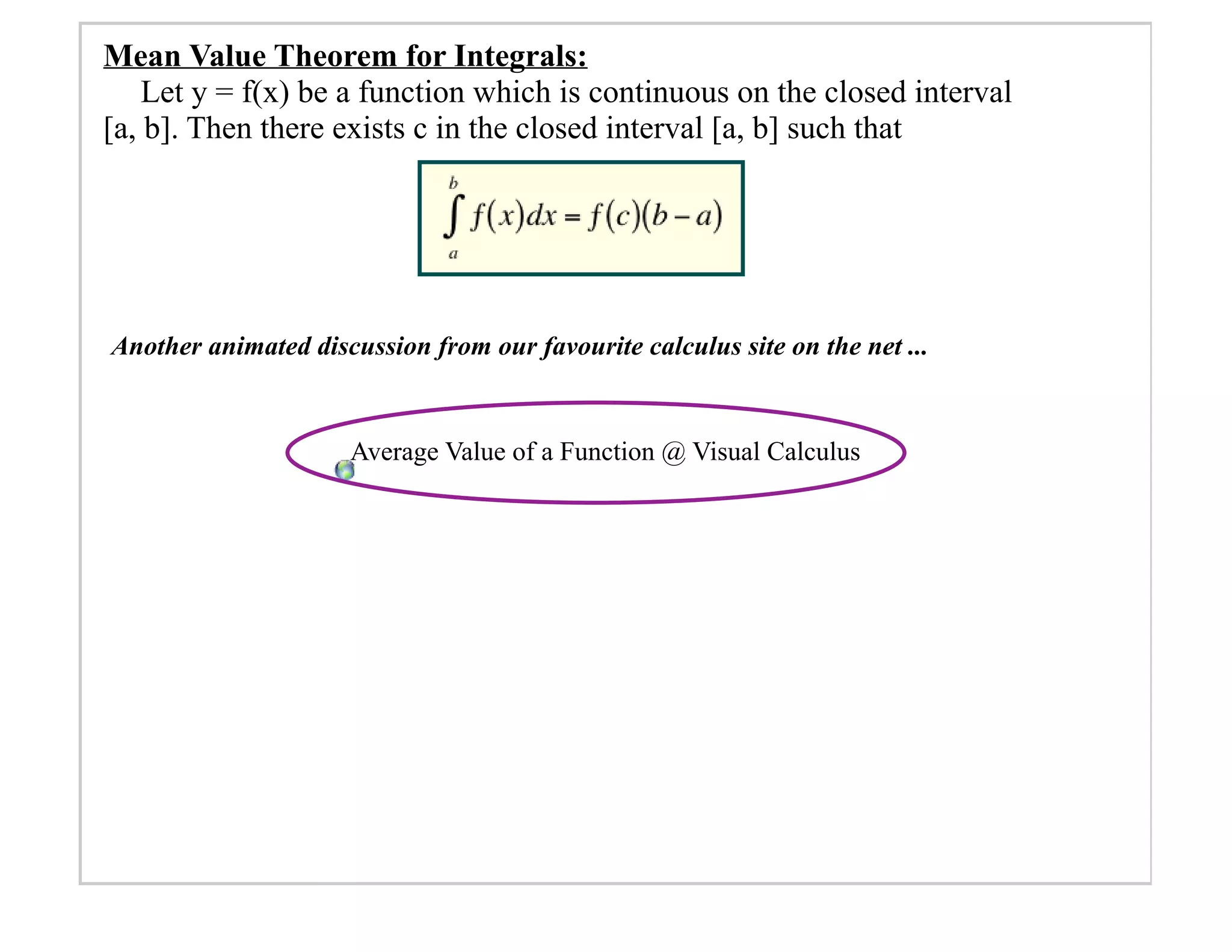 AP Calculus Slides February 14, 2008