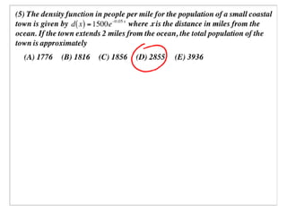 AP Calculus Slides March 21, 2007 | PDF