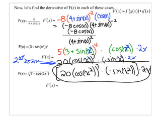AP Calculus Slides November 8, 2007