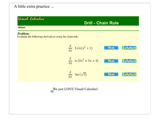 AP Calculus Slides November 8, 2007