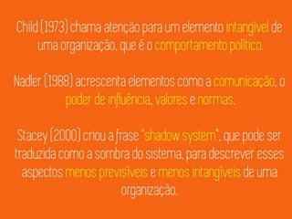 Organisations and their changing environment