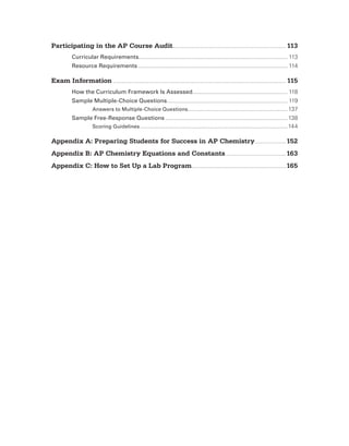 Ap chemistry-course-and-exam-description | PDF