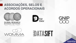 ASSOCIAÇÕES, SELOS E
ACORDOS OPERACIONAIS
 