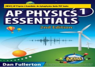 [NEWS] AP Physics 1 Essentials: An Aplusphysics Guide PDF books
 