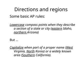 AP Style and Grammar Powerpoint for student journalists | PPT
