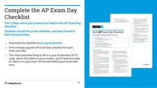 Ap Checklist 2020 AP Testing Guide | PDF