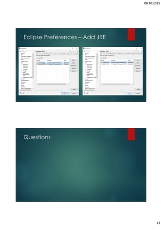 JDK and Eclipse Installation and Configuration | PDF