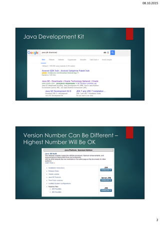 JDK and Eclipse Installation and Configuration | PDF