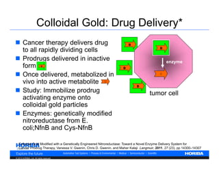Nanoparticles for Drug Delivery Applications | PDF