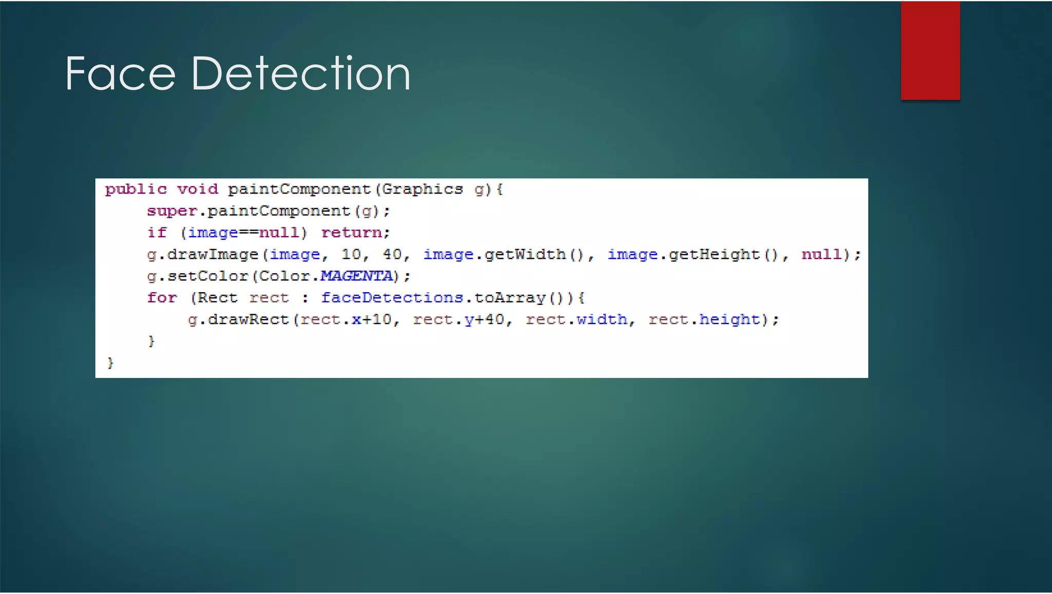 Face Detection 