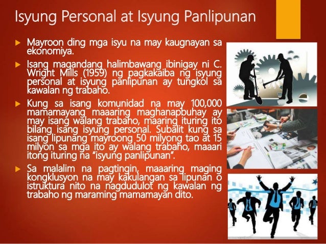 photo essay example about isyung panlipunan