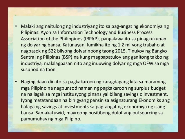 Magbigay Ng Magandang Dulot Sa Pagkakaroon Ng Mabuting Ekonomiya Ano Ang Kabutihang Dulot Ng Pagkakaroon Ng Mabuting Ekonomiya