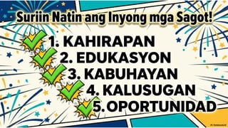 AP 10 Term 1 Week 10 Day 1.pptx IMPLIKASYON SA SULIRANIN SA PAGGAWA