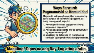 AP 10 Term 1 Week 10 Day 1.pptx IMPLIKASYON SA SULIRANIN SA PAGGAWA