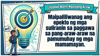 AP 10 Term 1 Week 10 Day 1.pptx IMPLIKASYON SA SULIRANIN SA PAGGAWA