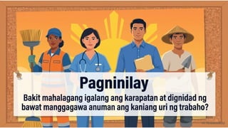 AP 10 Term 1Week 9 Day 1.pptx Mga Suliranin sa Paggawa sa Pilipinas
