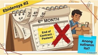 AP 10 Term 1Week 9 Day 1.pptx Mga Suliranin sa Paggawa sa Pilipinas