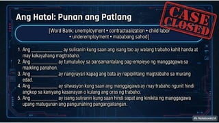 AP 10 Term 1 Week 9 Day 2.pptx KATANGIAN NG MGA SULIRANIN SA PAGGAWA
