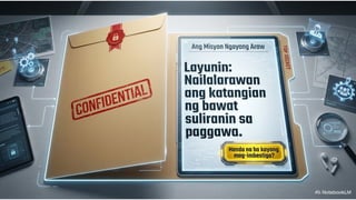 AP 10 Term 1 Week 9 Day 2.pptx KATANGIAN NG MGA SULIRANIN SA PAGGAWA