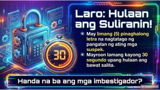 AP 10 Term 1 Week 9 Day 2.pptx KATANGIAN NG MGA SULIRANIN SA PAGGAWA