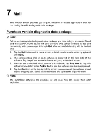 Autel AP200 User’s Manual | PDF
