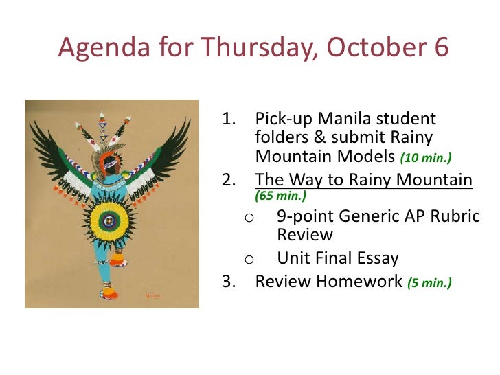 The way to rainy mountain analysis image