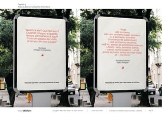 Capítulo r)
Todas as ideias #1 Campanhas Nova Marca




                                          Copyright © 2007 Mola-ativism. All rights reserved.   TODAS AS LETRAS   A HISTÓRIA DO PRIMEIRO GRUPO EDITORIAL LUSÓFONO.   Pág_131
 