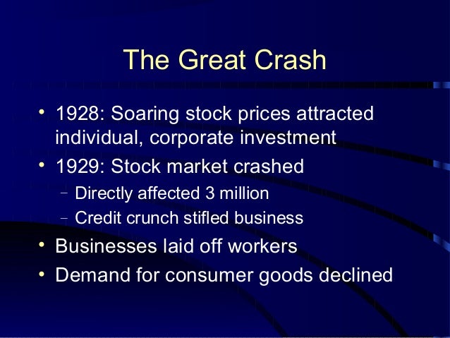 speculation in stock market apush