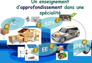 Un enseignement
d’approfondissement dans une
          spécialité
 