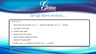 Set Up Alarm Actions… 
 