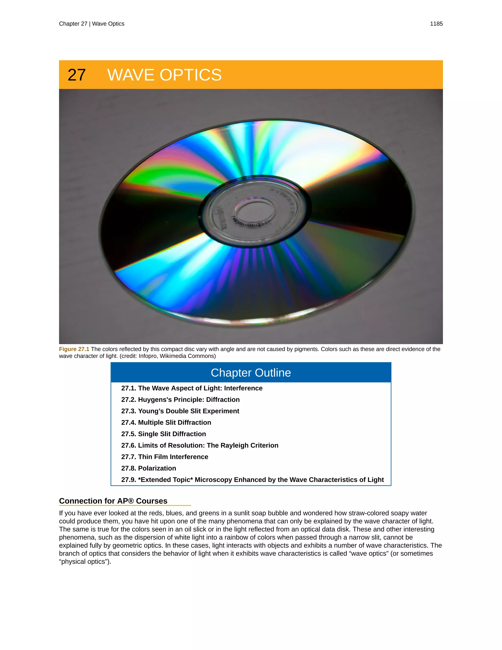 Ap2 unit6 open stax notes wave optics | PDF