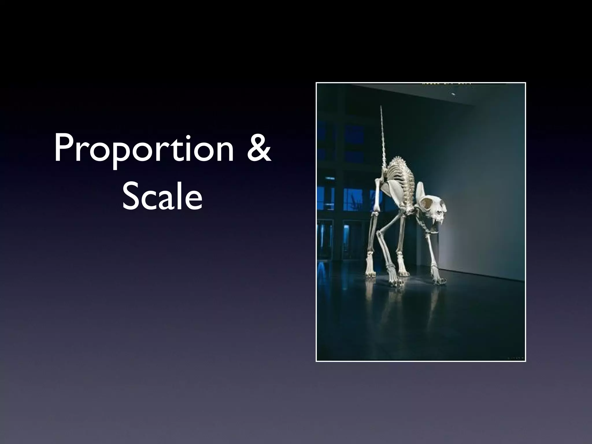 Proportion &
Scale
 