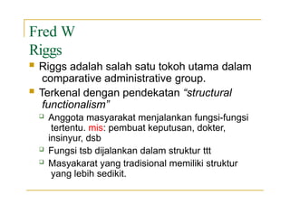 Frederick Riggs AP 3 Sejarah Administrasi Pembangunan (1).pptx