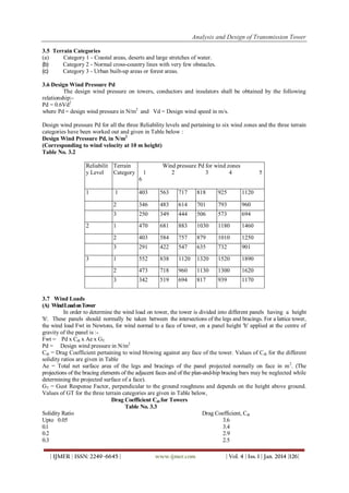 Analysis and Design of Transmission Tower | PDF