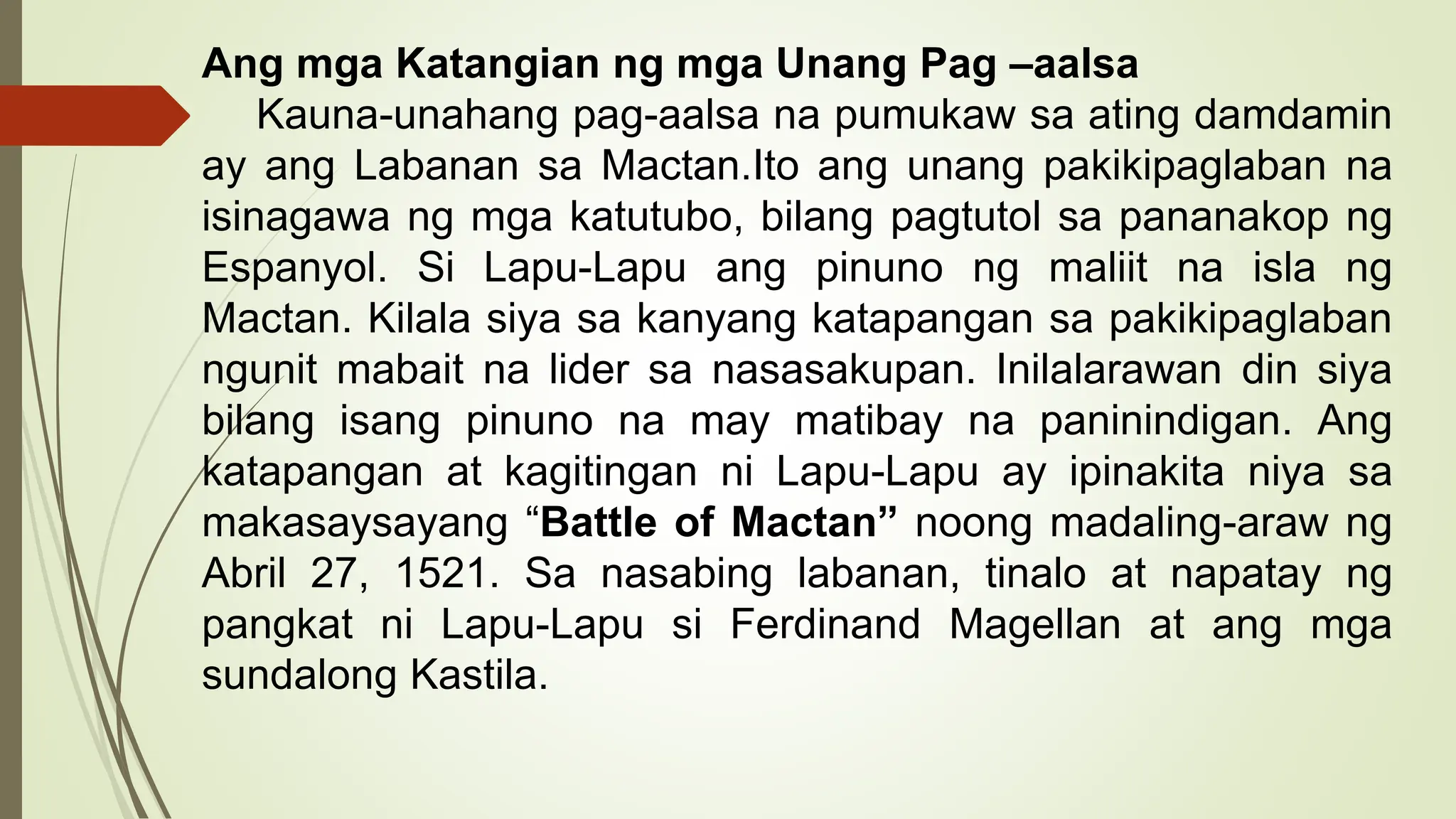 Paraan ng Pagtugon ng mga Fil sa kolonyalismong Espanyol | PPTX
