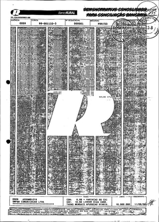 TAXAS
     0009    ASSEMBLEIA                 COM:   0 . 9 9 + VARIACAO DO C 0 1
     SMPILB COMUNICACAO LTDA            EXC:  1 0 . 5 0 LINEAR D I A S CORR.
     *=~*e**.**..***.**.*****~*s~   =   TAXAS MENSAIS APURACAO D I A R I A .

&?i4FUNDOS ; iTD S A N = L ' . I
 ~ R X ~ P UP & m o
$7..AGUni E- E N E R G I A
, i. .&A-
 ,.   -          ,., *
 