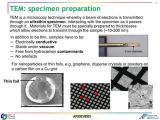 TEM lecture for student, the principle, application | PDF