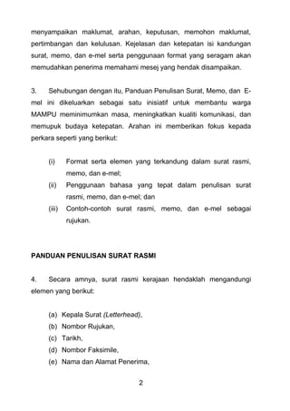 Ap 5 tahun 2014 pdf(penulisan surat rasmi) | PDF