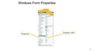 Advanced Programming lecture 6 windows form application | PDF