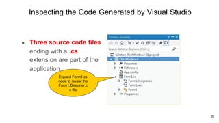 Advanced Programming lecture 6 windows form application | PDF