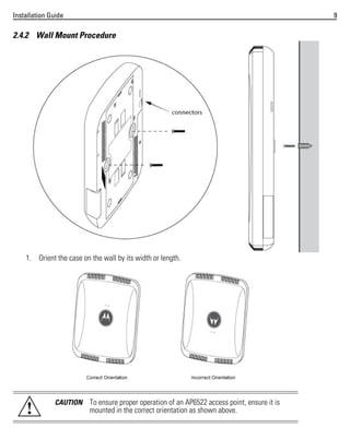 Ap6522 access point installation guide | PDF