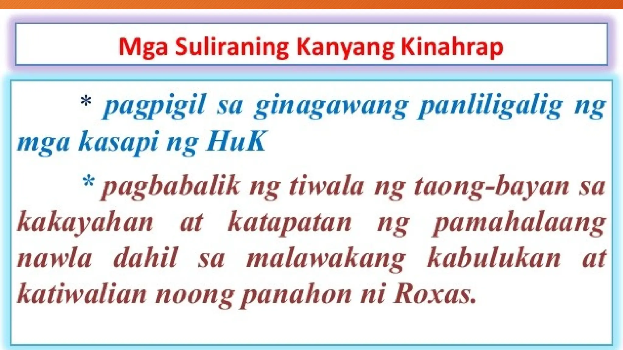 AP 6 PPT Q3 - Mga Patakaran At Programa Bilang Pagtugon Sa Mga Hamon Sa ...