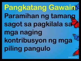 Mga Programa AP 6 PPT Q4 W4 Day 1 - Programa ng Mga Pangulo ng Pilipinas.pptx