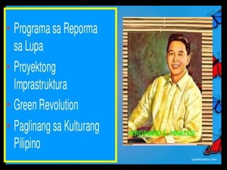 Mga Programa AP 6 PPT Q4 W4 Day 1 - Programa ng Mga Pangulo ng Pilipinas.pptx