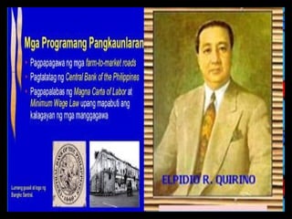 Mga Programa AP 6 PPT Q4 W4 Day 1 - Programa ng Mga Pangulo ng Pilipinas.pptx