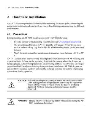 Ap7181 installation guide | PDF